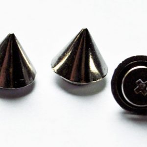 Niete Cone 10x11mm 10Stk silber