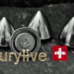 Niete Cone 10x11mm 10Stk silber