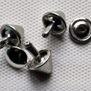 Niete Kegel 10x9mm Stiftlänge 7mm 10Stk