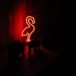 Happy Lamp Neonlampe Flamingo rot