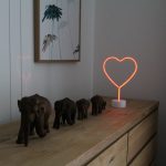 Happy Lamp Neonlampe Herz rot