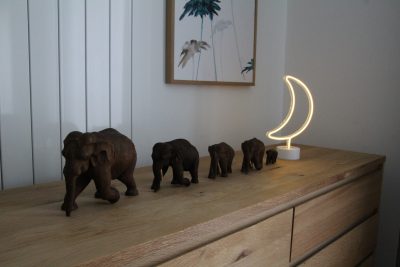 Happy Lamp Neonlampe Mond