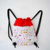 Beuteltasche aus Kunstleder Schweizer Kollektion rot