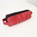 Rolletui Doppelzipp Eco pelle rot. S A L E