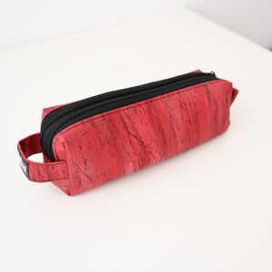 Rolletui Doppelzipp Eco pelle rot. S A L E