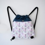 Beuteltasche aus Kunstleder Anker