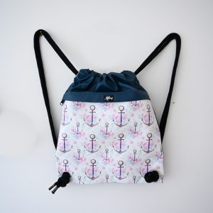 Beuteltasche aus Kunstleder Anker