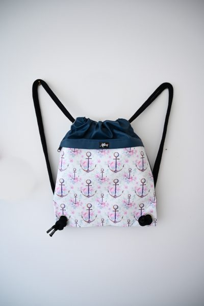Beuteltasche aus Kunstleder Anker