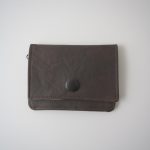 Portmonée klein mit Reissverschluss Vintage braun