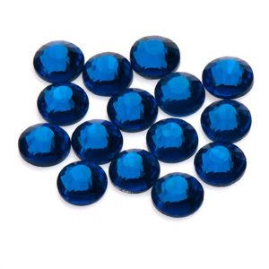 Strassstein ss6, 2mm 1440Stk Capri blue, Hotfix, Premium Quality