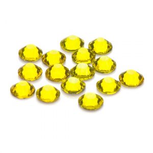 Strassstein ss10, 3mm, 1440Stk Citrine, Hotfix, Premium Quality