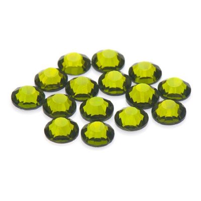 Strassstein ss10, 3mm, 1440Stk Olivine, Hotfix, Premium Quality