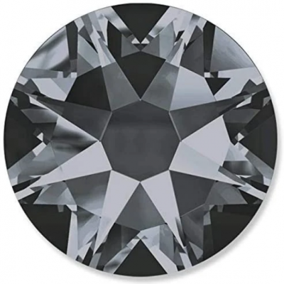 Swarovski, 2088, Silver Night, ss12, foilled, 50Stk