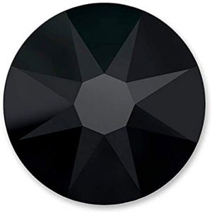 Swarovski 2058 Jet, ss10, foiled, Non Hotfix, 50Stk