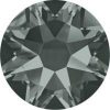Swarovski 2088 black Diamond, ss16, foiled, Non Hotfix, 50 Stück