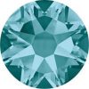Swarovski 2088 Blue Zircon, foiled, ss12, Non Hotfix, 50Stk