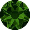 Swarovski 2058 dark moss green, ss7, foiled, Non Hotfix, 50Stk