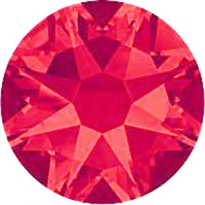 Swarovski 2088 light Siam, ss12, foiled, Non Hotfix, 50Stk