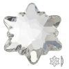 2753/G Swarovski Edelweiss, Crystal, Hot Fix, 10mm, 6Stk