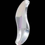 2788 Swarovski Wave, Hot Fix, Crystal, 8mm, 6Stk