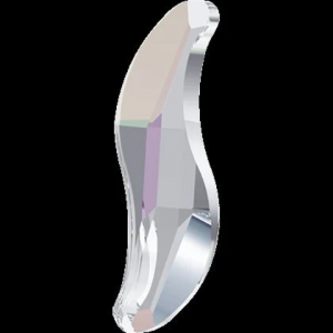 2788 Swarovski Wave, Hot Fix, Crystal, 8mm, 6Stk