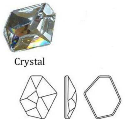 Swarovski 4759, 28x24mm, in 3 dif. Colors, 1Stk