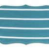Interlock Stoff Ringel sea Green/weiss von C. Pauli