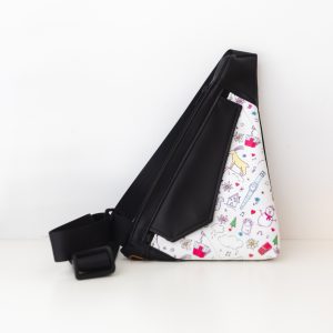 Slingbag Ernie Kunstleder schwarz/Schweizer Kollektion