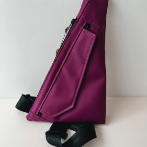 Slingbag Ernie Kunstleder Aubergine