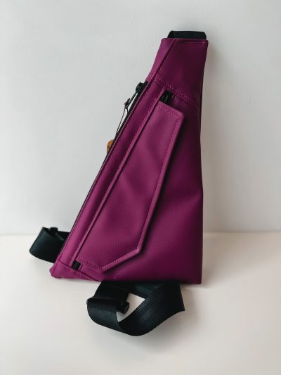 Slingbag Ernie Kunstleder Aubergine