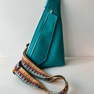 Slingbag Ernie Kunstleder aquamarin
