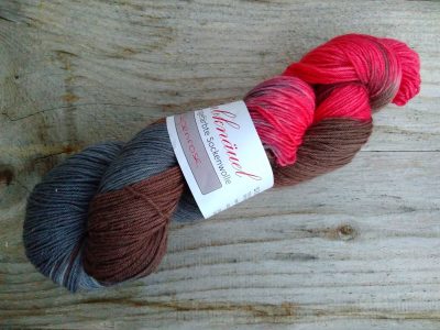 Sockenwolle Alpenrose