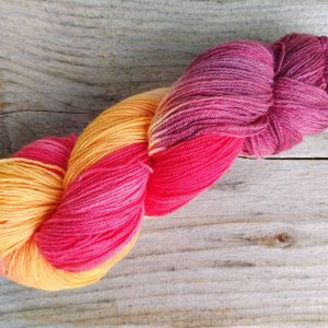 Sockenwolle Abendrot